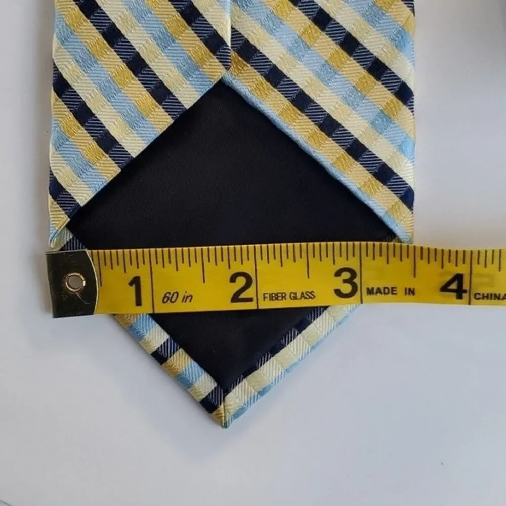 US POLO ASSOCIATION SILK GINGHAM CHECK PLAID 3.5 by 57